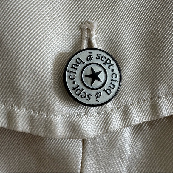 Cinq a Sept Holly Puff Sleeve Utility Jacket size Small - Picture 9 of 12